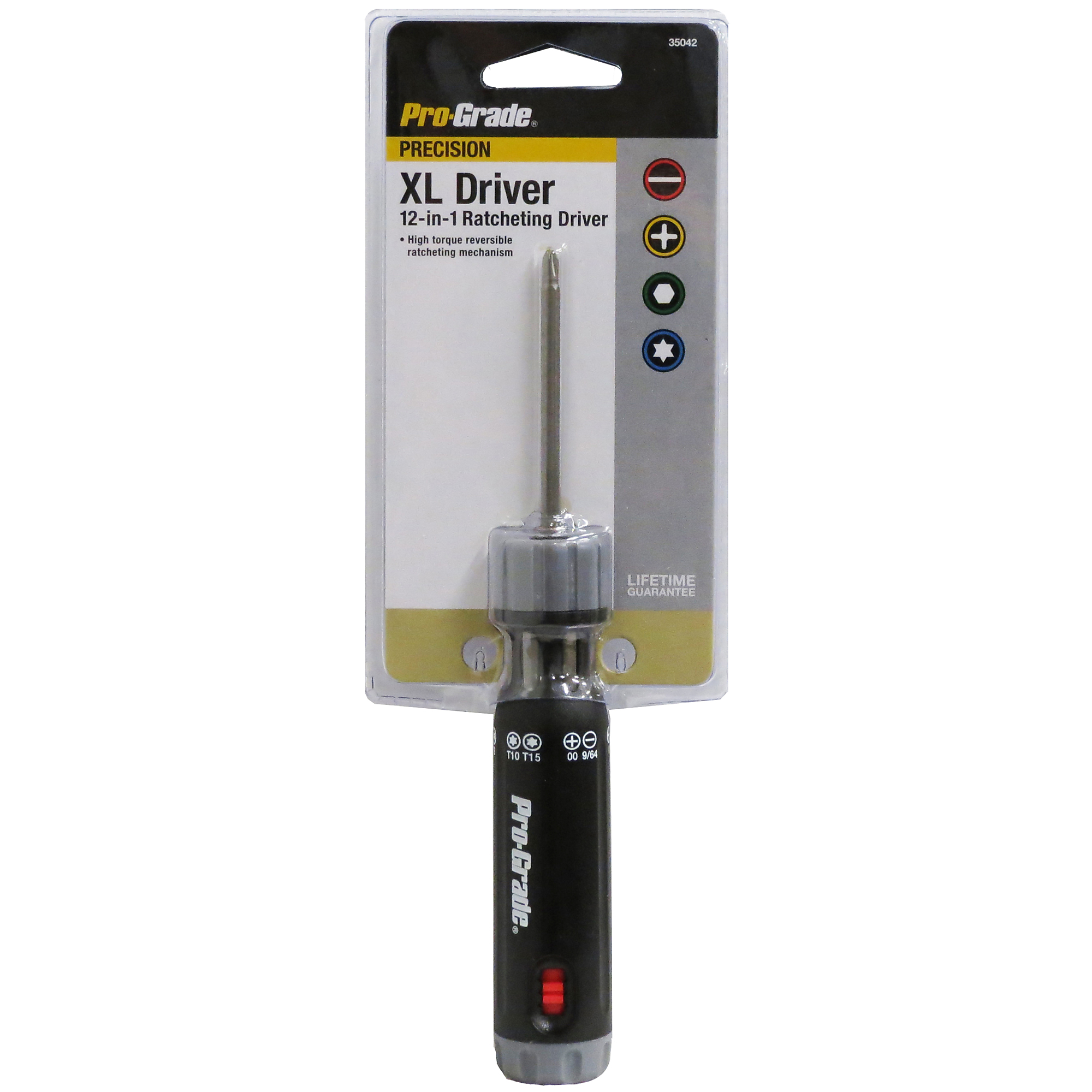 Pro-Grade, Mini XL Driver 12 in 1 Ratcheting Driver, Model # 35042